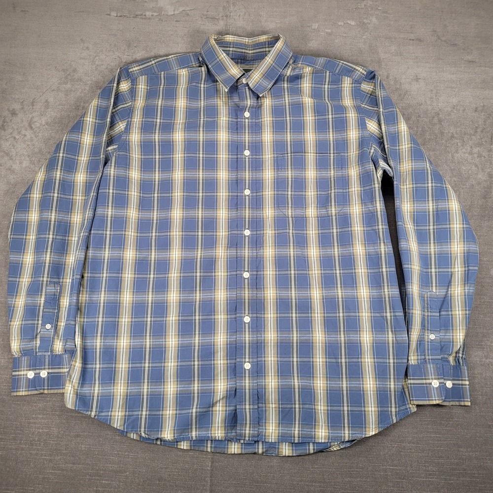 Eddie Bauer Vintage Classic Fit‎ Plaid Button Down Shirt Tall XL